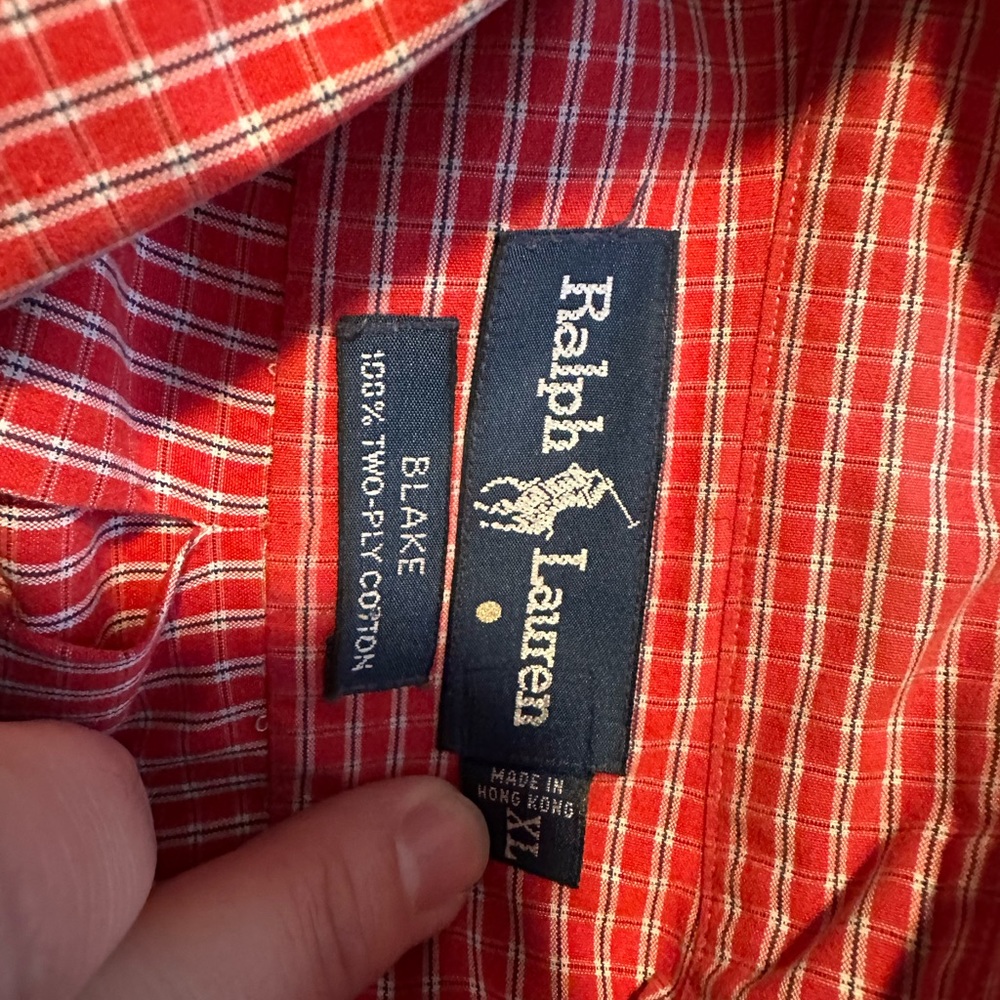 Polo long sleeve button down